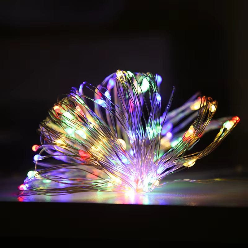 Verthara Solar-Powered LED Fairy String Lights