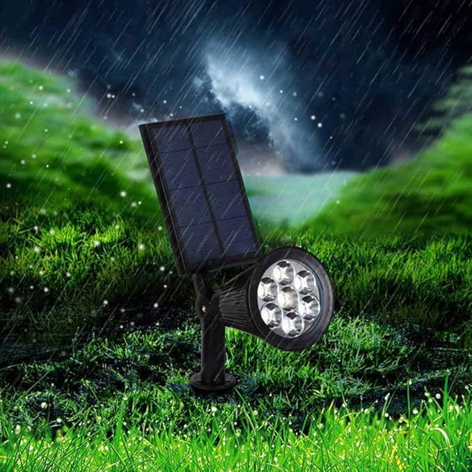 Verthara Solar-Powered LED Garden Spotlight