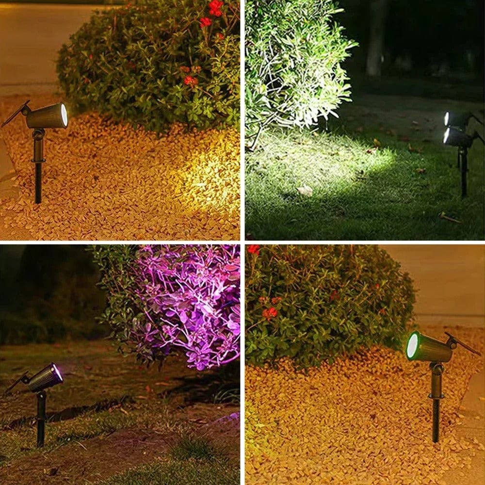 Verthara Solar-Powered LED Garden Spotlight