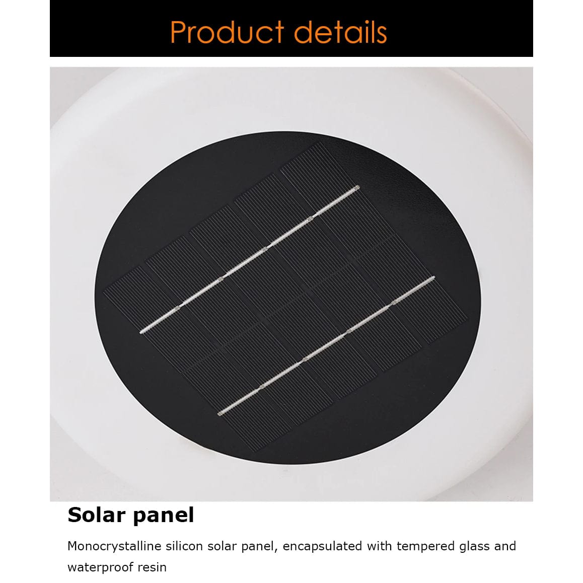 Verthara Solar Powered Outdoor Floor Lamp with Adjustable Height – IP54 Waterproof Garden Light for Patios and Pools