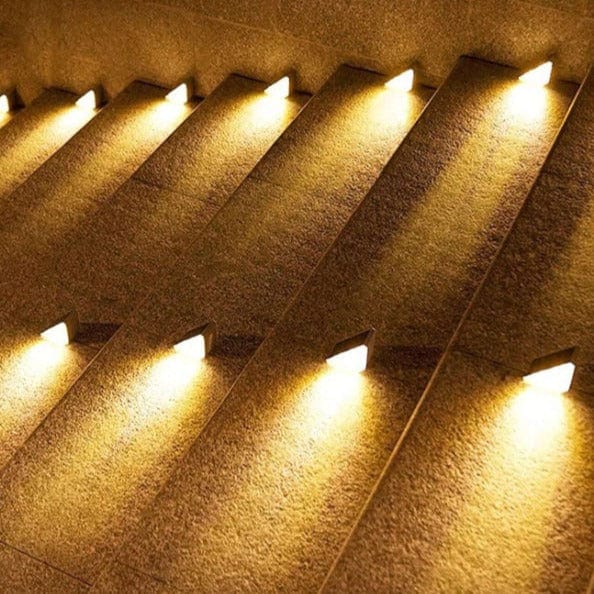 Verthara Solar-Powered Outdoor Stair Lights