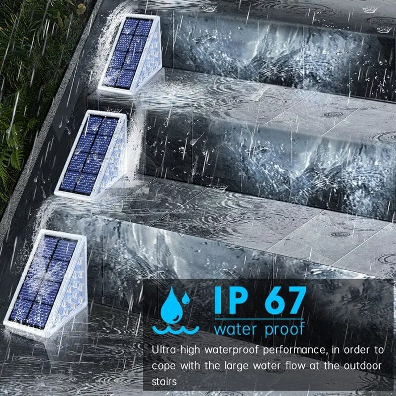 Verthara Solar-Powered Outdoor Stair Lights