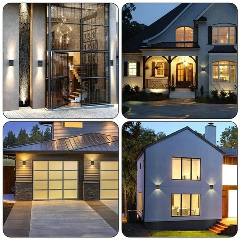 Verthara Solar Powered Up and Down Spot Lights for Outdoor Lighting – Waterproof Garden Decorative Solar Lights