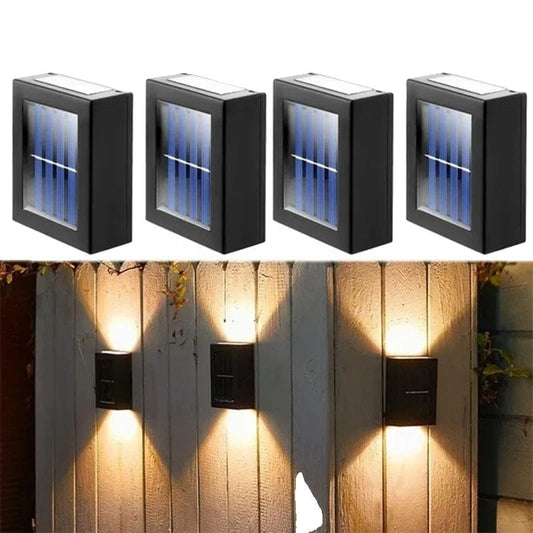 Verthara Solar Powered Up and Down Spot Lights for Outdoor Lighting – Waterproof Garden Decorative Solar Lights