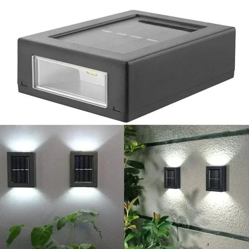 Verthara Solar Powered Up and Down Spot Lights for Outdoor Lighting – Waterproof Garden Decorative Solar Lights