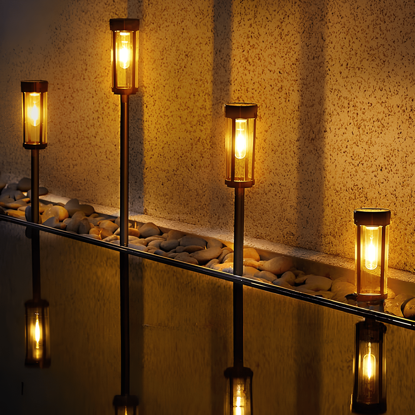 Verthara Solar-Powered Waterproof Garden Torch