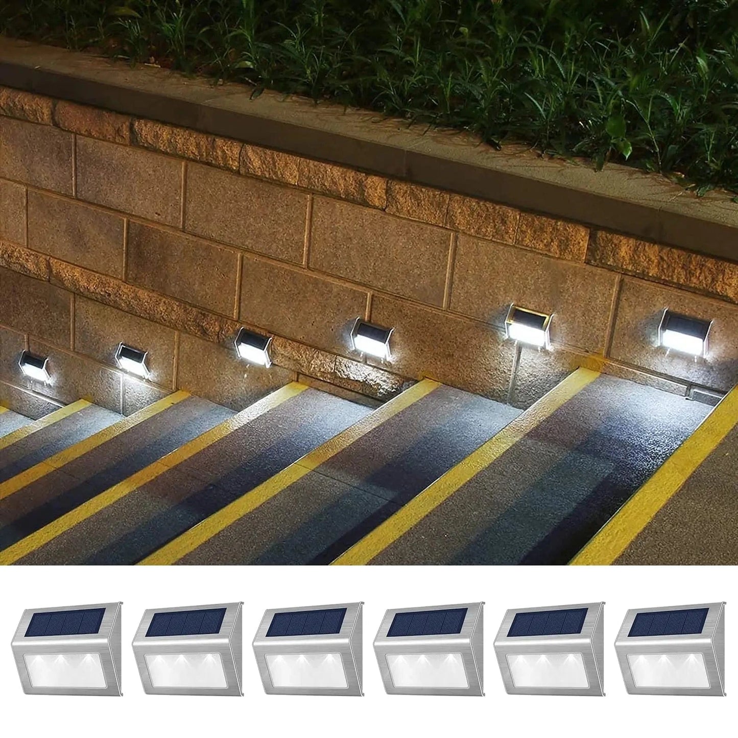 Verthara Solar Step Light 10Pack White Light