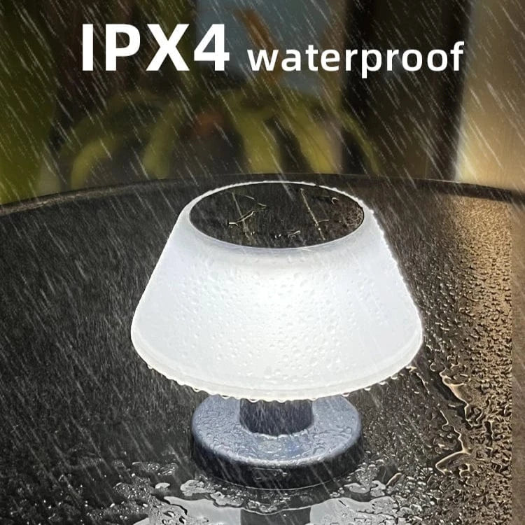 Verthara Solar Table Lamp - Rechargeable Cordless