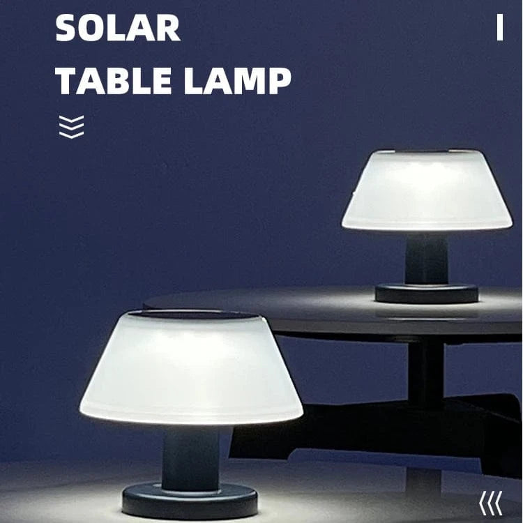 Verthara Solar Table Lamp - Rechargeable Cordless
