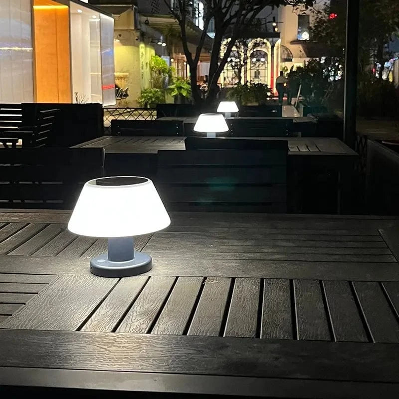 Verthara Solar Table Lamp - Rechargeable Cordless