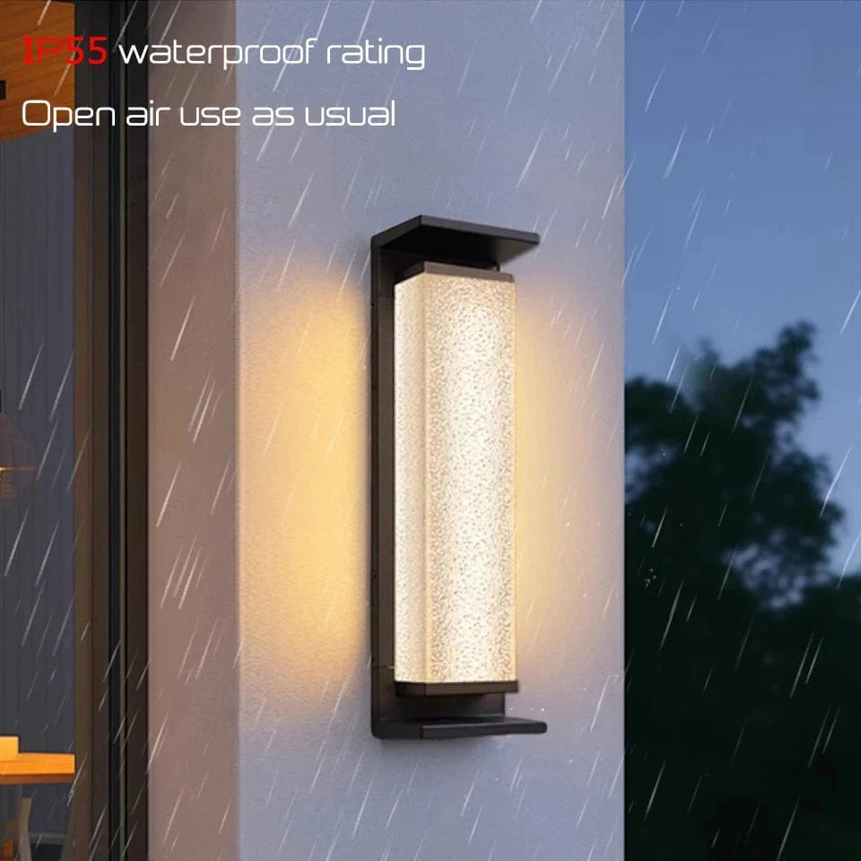 Verthara Solar Wall Light with Dusk to Dawn Sensor – Waterproof Outdoor Lantern for Patio and Garage