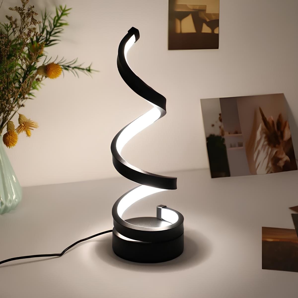 Verthara Spiral LED Table Lamp