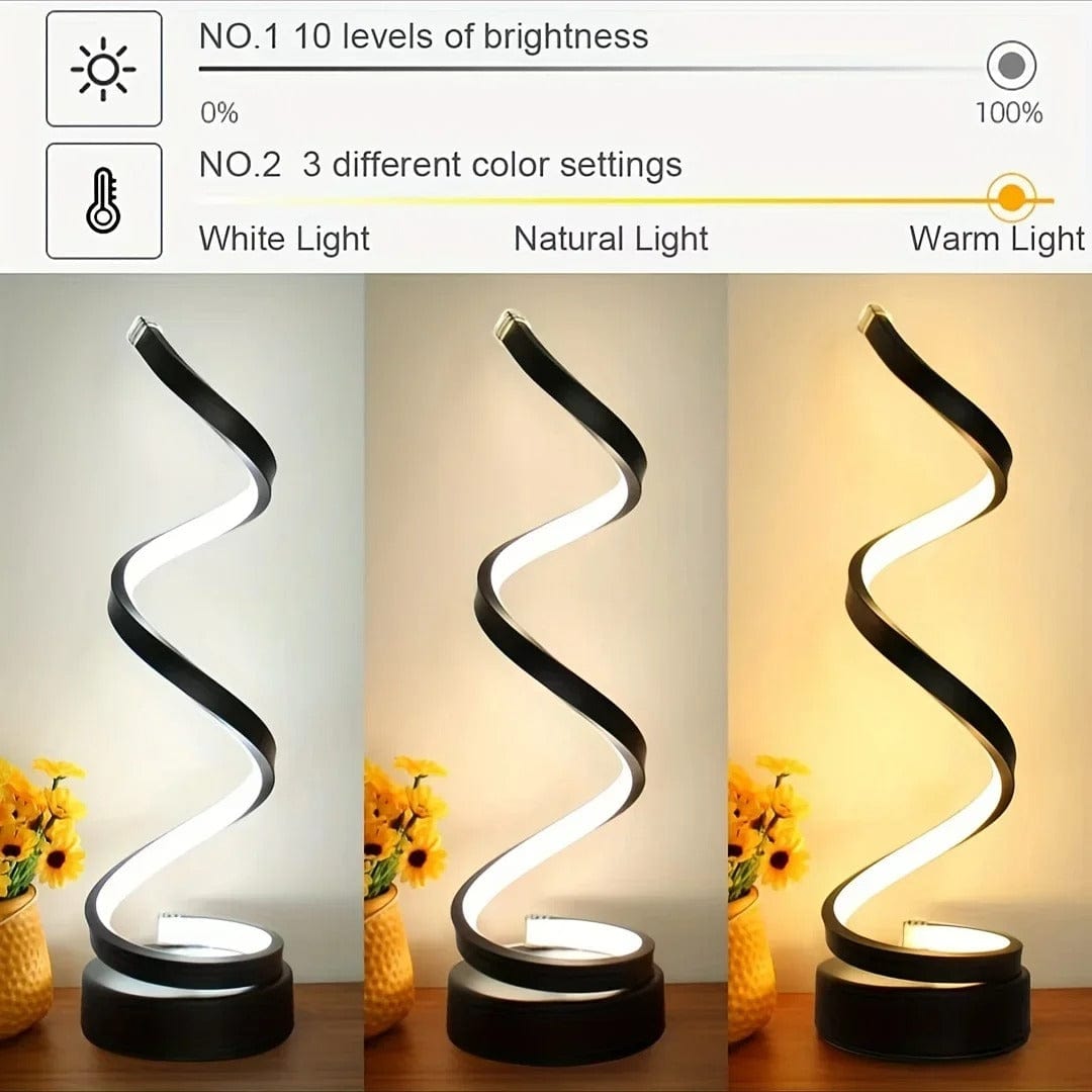Verthara Spiral LED Table Lamp