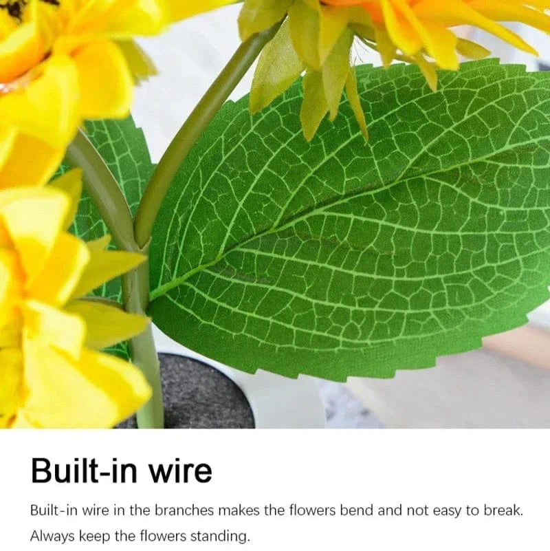 Verthara Sunflower Rechargeable LED Night Light