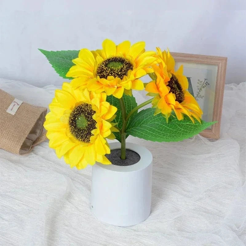 Verthara Sunflower Rechargeable LED Night Light