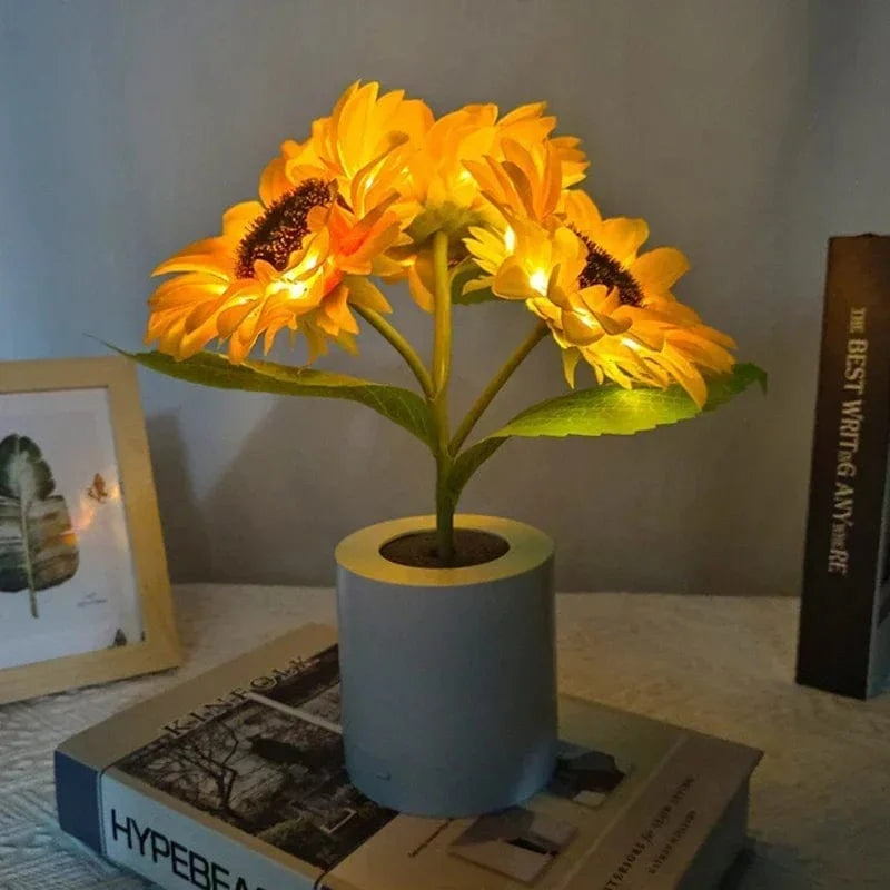 Verthara Sunflower Rechargeable LED Night Light