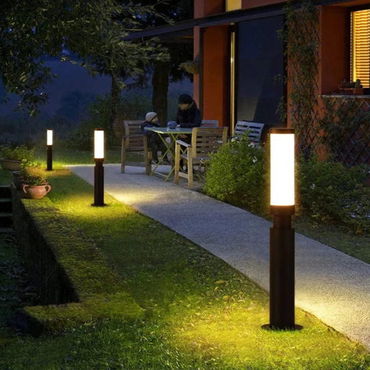 Verthara Super Bright Outdoor LED Landscape Lighting – Energy Saving Anti-Corrosion Pillar Lamp for Pathways and Parks H60cm