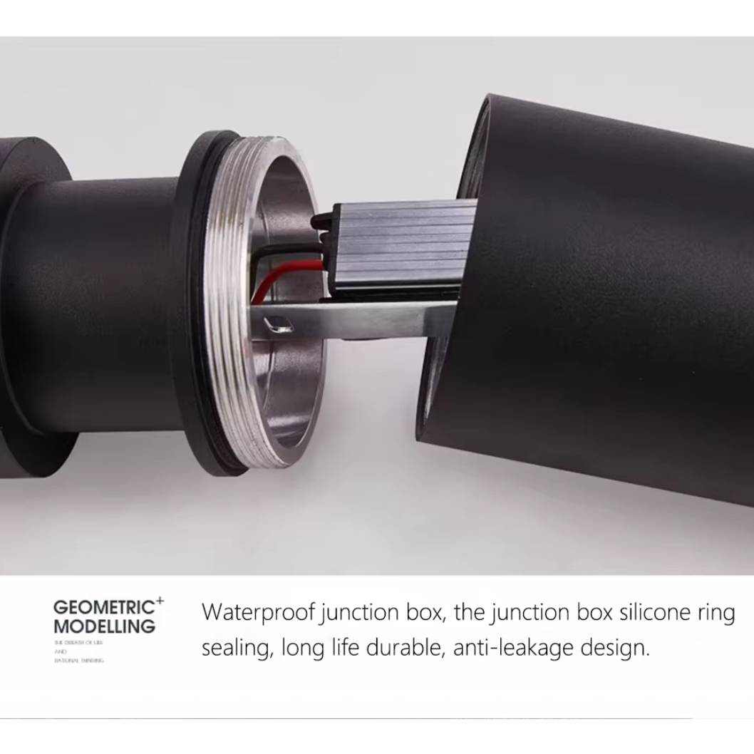 Verthara Super Bright Outdoor LED Landscape Lighting – Energy Saving Anti-Corrosion Pillar Lamp for Pathways and Parks