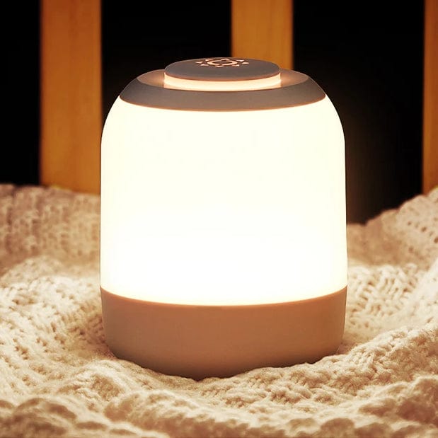 Verthara Touch Sensor LED Table Lamp - Portable Bedside Lamp for Kids with Warm White Light, USB Rechargeable and Energy Efficient