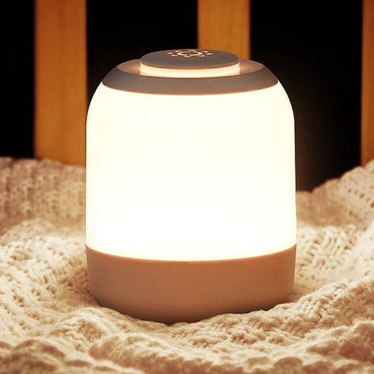 Verthara Touch Sensor LED Table Lamp - Portable Bedside Lamp for Kids with Warm White Light, USB Rechargeable and Energy Efficient