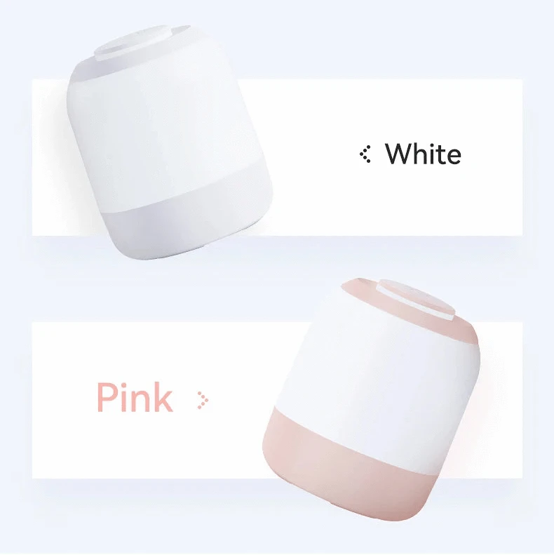 Verthara Touch Sensor LED Table Lamp - Portable Bedside Lamp for Kids with Warm White Light, USB Rechargeable and Energy Efficient