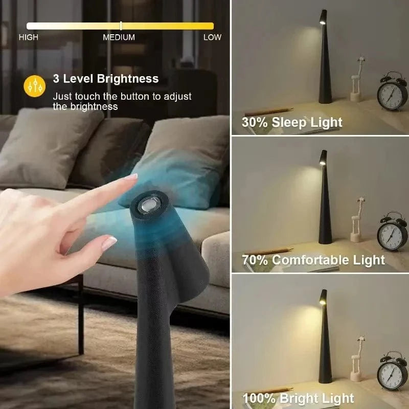 Verthara Tri-Color Dimming Luxury Reading Desk Lamp