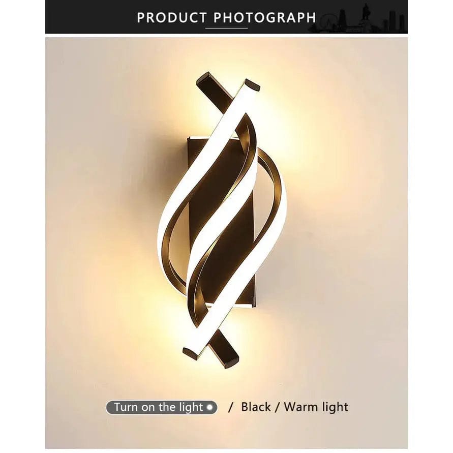 Verthara Triple Curved LED Wall Light