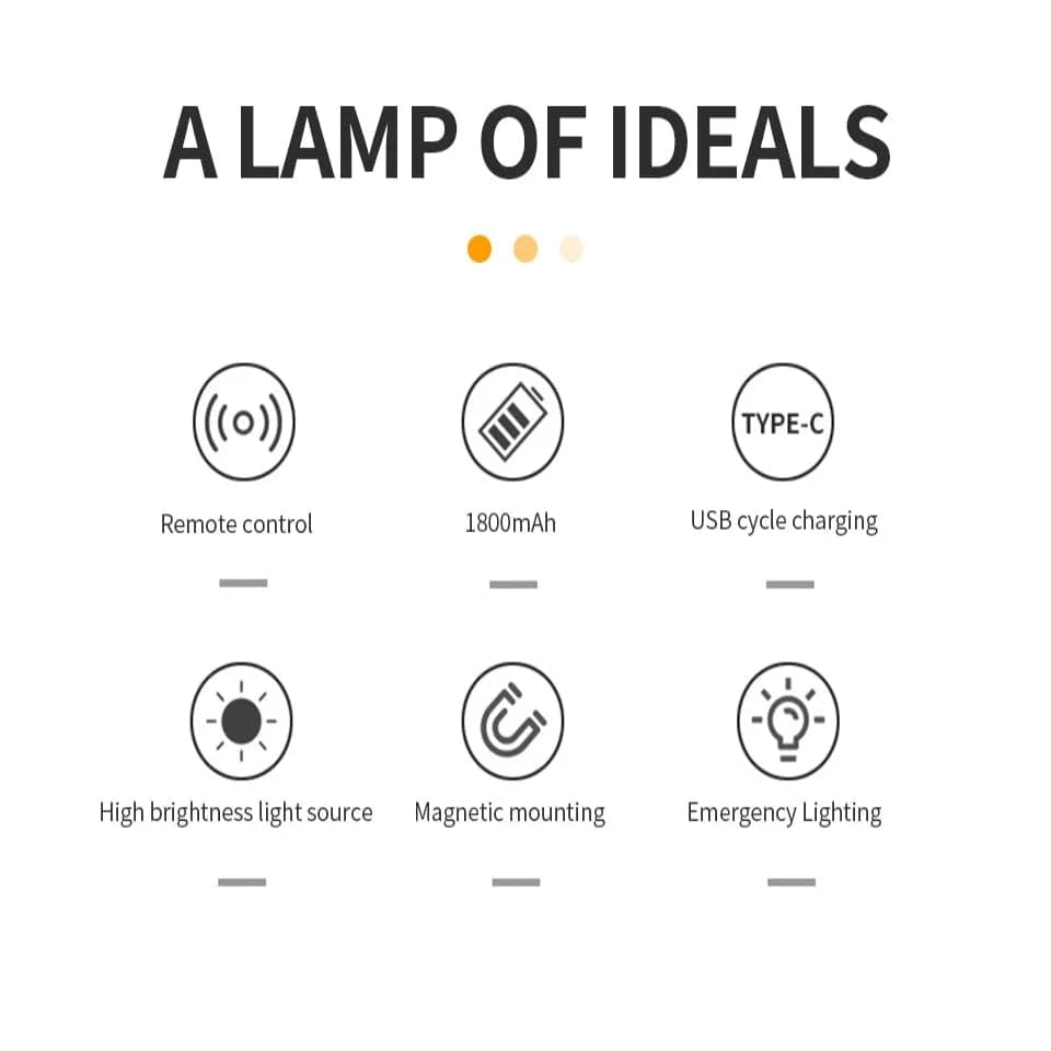 Verthara Two-way Wireless Rechargeable Wall Lamp