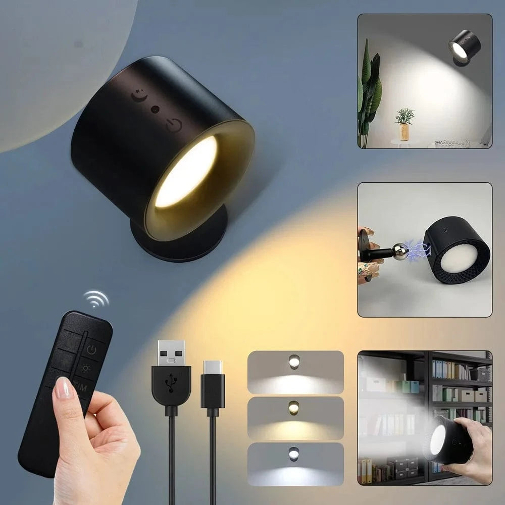 Verthara Two-way Wireless Rechargeable Wall Lamp