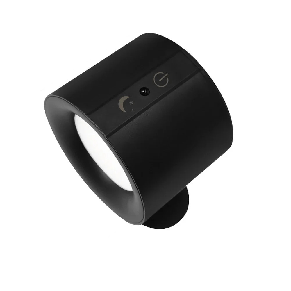 Verthara Two-way Wireless Rechargeable Wall Lamp Black