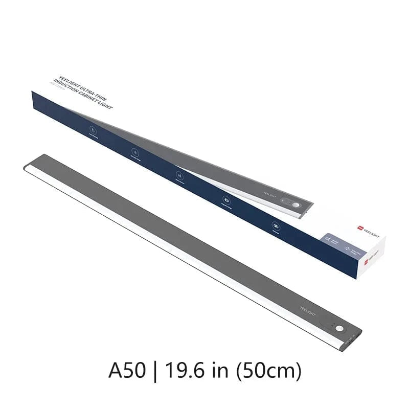 Verthara Ultra Thin Rechargeable Motion Sensor LED Cabinet Light - Wireless Under Cabinet Lighting with 4000K Soft Illumination Default