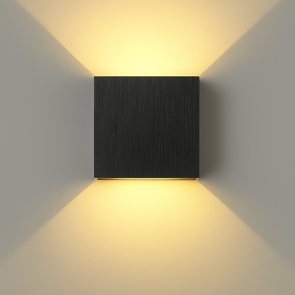 Verthara Up and Down LED Wall Lamp Brushed Black / Warm White