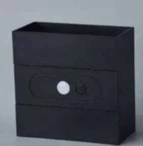 Verthara USB Rechargeable LED Wall Lamp with Human Body Sensor – Cordless Wall Sconce for Living Room Decor Neutral light 4000K / Black