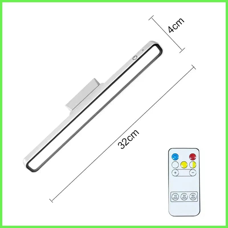 Verthara USB Rechargeable Magnetic Desk Lamp with Eye Protection, 3 Color Modes, Compact Design for Small Spaces Default