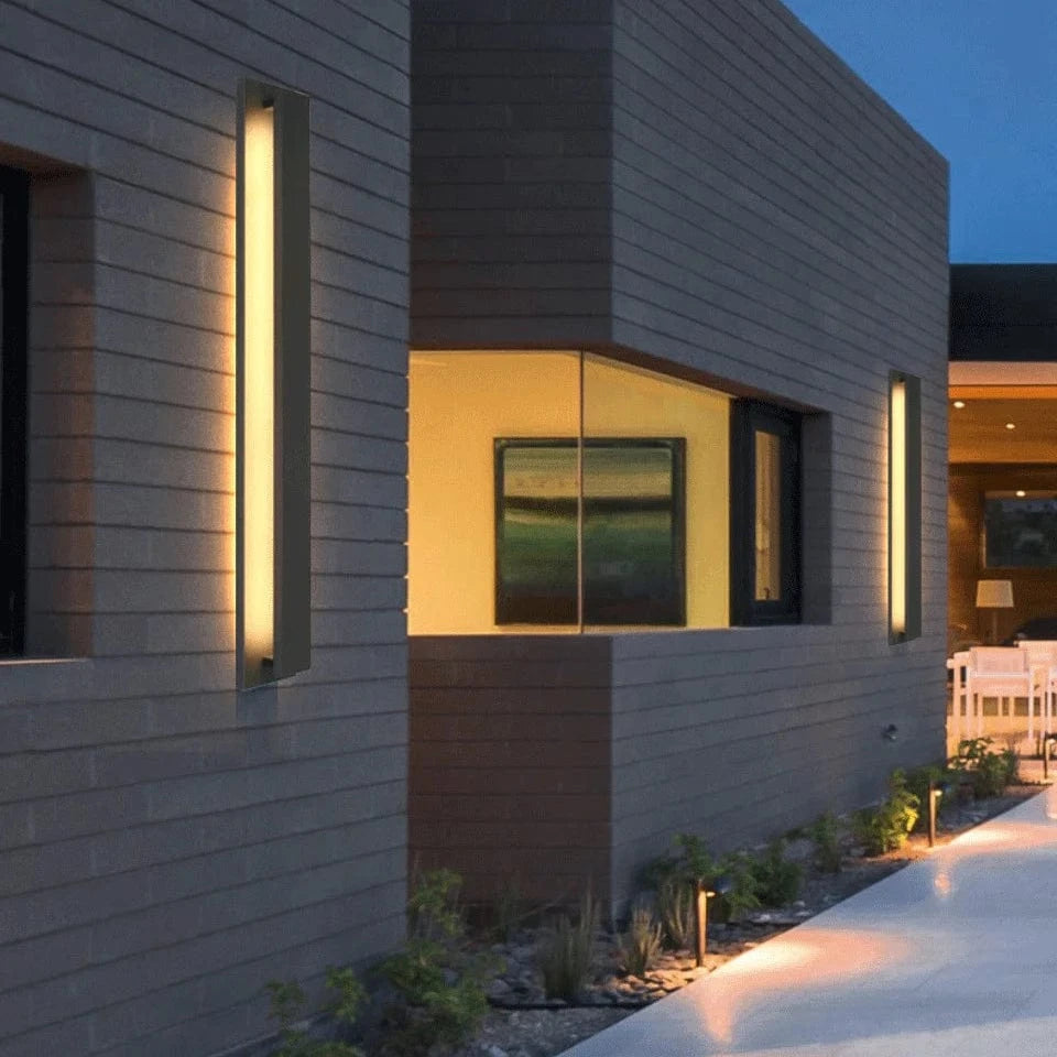 Verthara Vintage Waterproof Outdoor Wall Light, Stainless Steel LED Lantern with Triac Dimming for Garden and Exterior Use