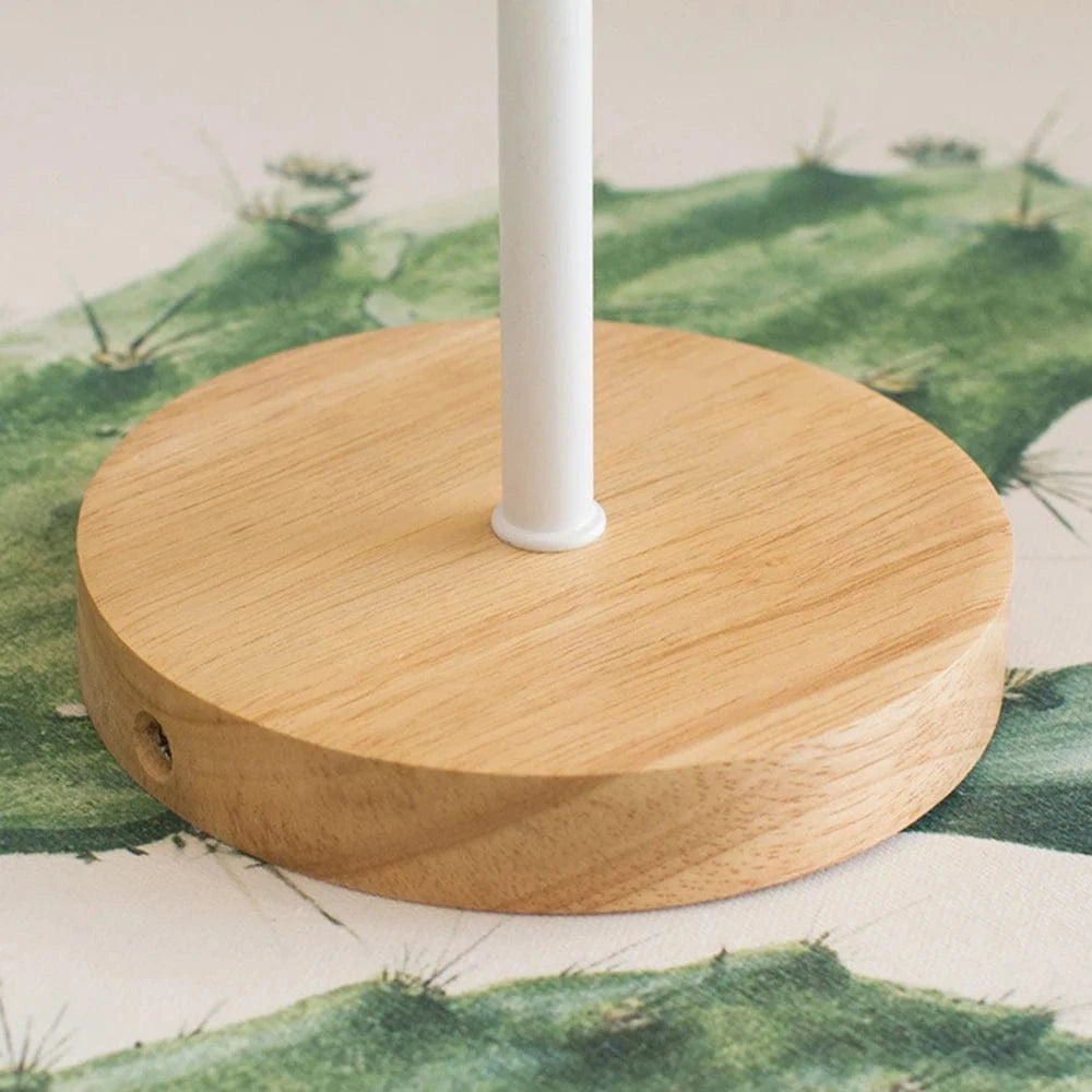 Verthara Vintage Wood Wall Lamp Sconce – Industrial Design for Bedroom and Dining Room – E27, 85-265V, Durable Metal and Wood Fixture