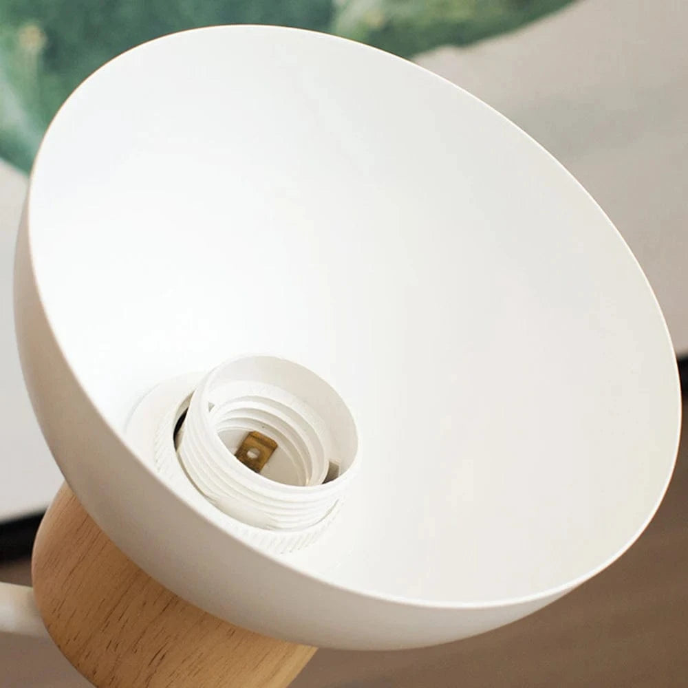 Verthara Vintage Wood Wall Lamp Sconce – Industrial Design for Bedroom and Dining Room – E27, 85-265V, Durable Metal and Wood Fixture