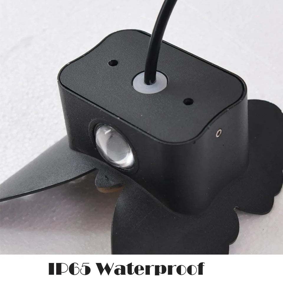 Verthara Waterproof 6W LED Garden Light – Aluminum Butterfly Outdoor Wall Lamp for Decor