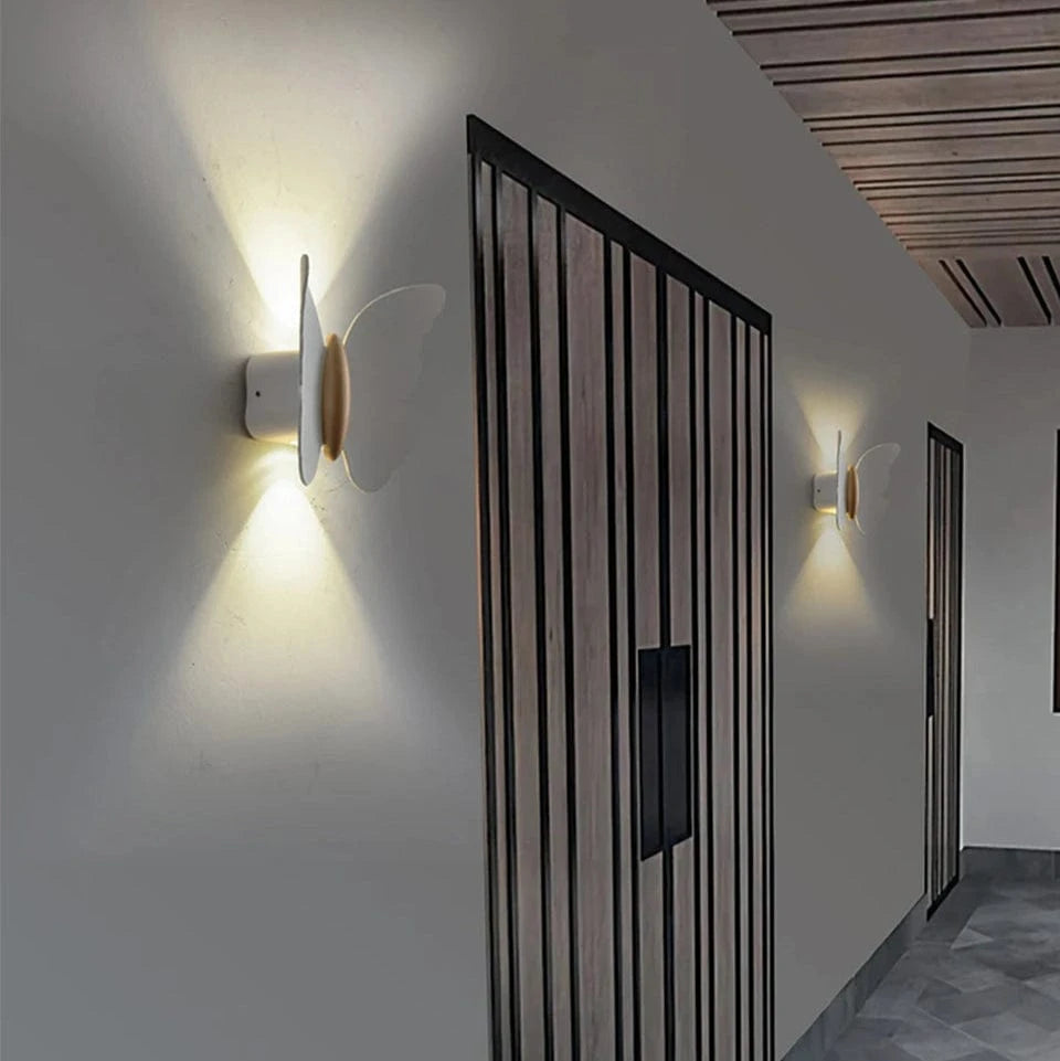 Verthara Waterproof 6W LED Garden Light – Aluminum Butterfly Outdoor Wall Lamp for Decor