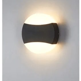 Verthara Waterproof LED Outdoor Wall Light – Modern Design for Garden and Porch – 12W Exterior Wall Lantern with IP66 Rating Model C / Cold White