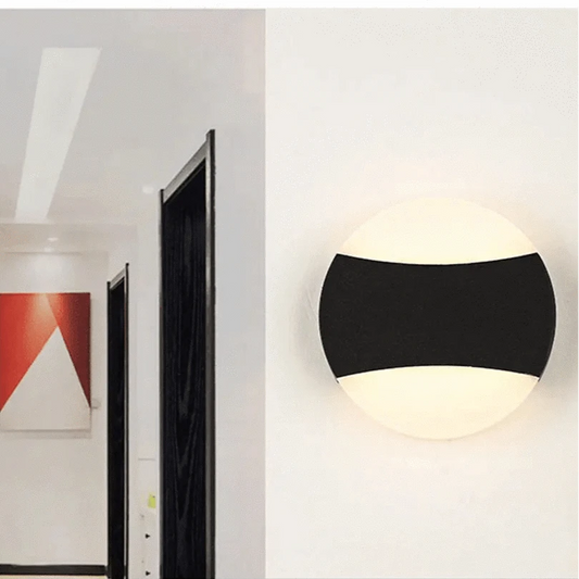 Verthara Waterproof LED Outdoor Wall Light – Modern Design for Garden and Porch – 12W Exterior Wall Lantern with IP66 Rating