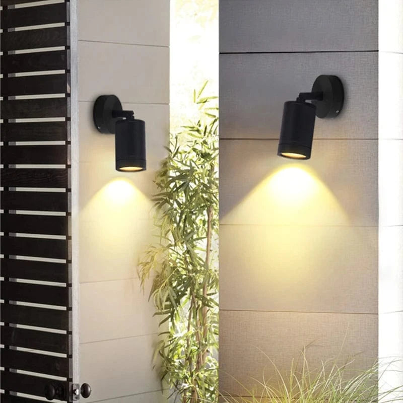 Verthara Waterproof Outdoor Wall Lamp - Stainless Steel Up and Down Lights for Garden and Porch, Modern Exterior Wall Lights
