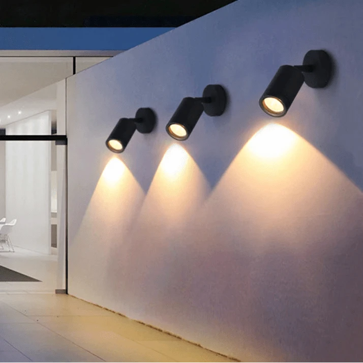 Verthara Waterproof Outdoor Wall Lamp - Stainless Steel Up and Down Lights for Garden and Porch, Modern Exterior Wall Lights