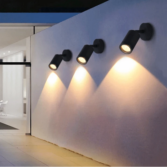 Verthara Waterproof Outdoor Wall Lamp - Stainless Steel Up and Down Lights for Garden and Porch, Modern Exterior Wall Lights