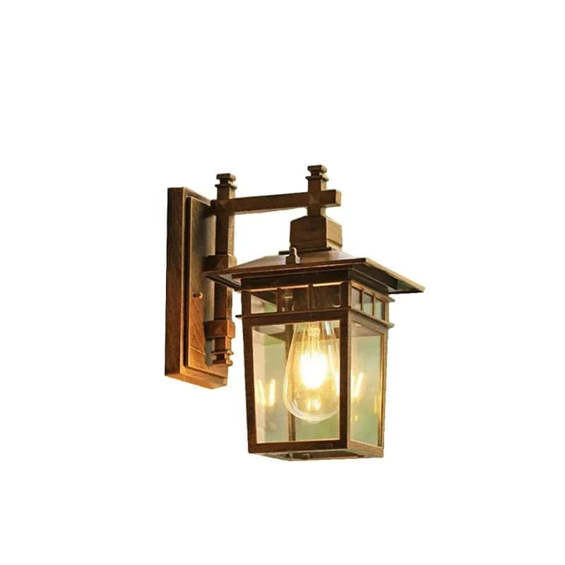 Verthara Waterproof Outdoor Wall Light - Wall-Mounted - Modern Design - Garden - Balcony - Stairway - Entrance - Weather-Resistant Bronze