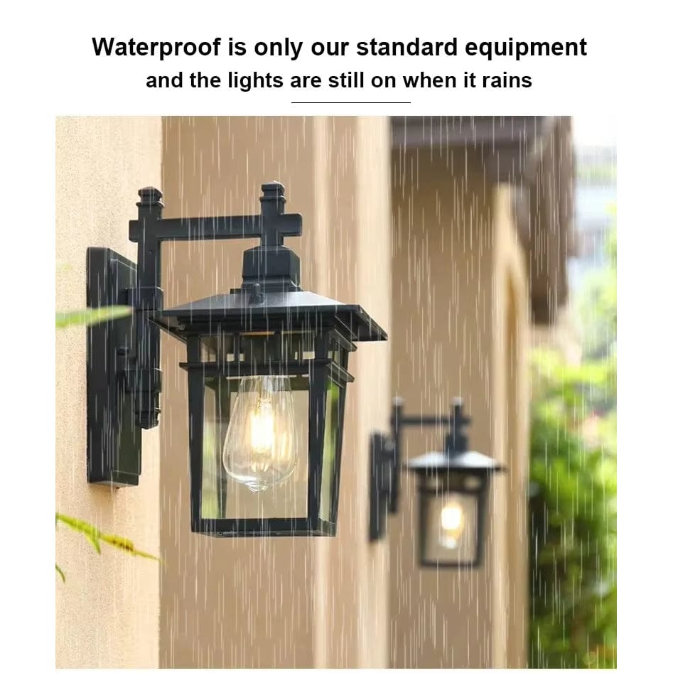 Verthara Waterproof Outdoor Wall Light - Wall-Mounted - Modern Design - Garden - Balcony - Stairway - Entrance - Weather-Resistant