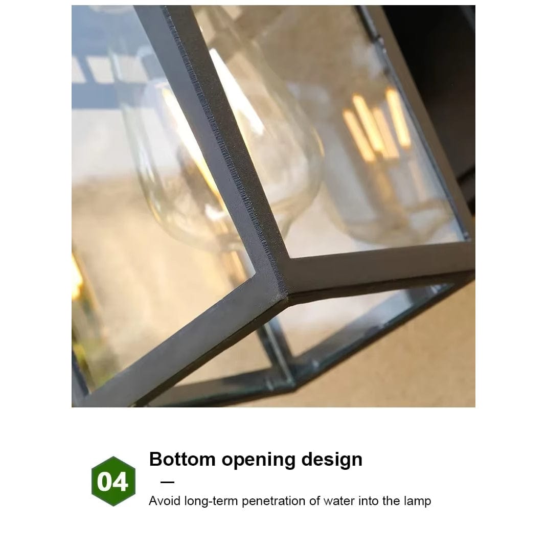 Verthara Waterproof Outdoor Wall Light - Wall-Mounted - Modern Design - Garden - Balcony - Stairway - Entrance - Weather-Resistant