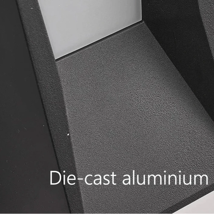 Verthara Waterproof Outdoor Wall Light with PIR Sensor – Durable Aluminum Solar Wall Lantern for Garden and Pathway