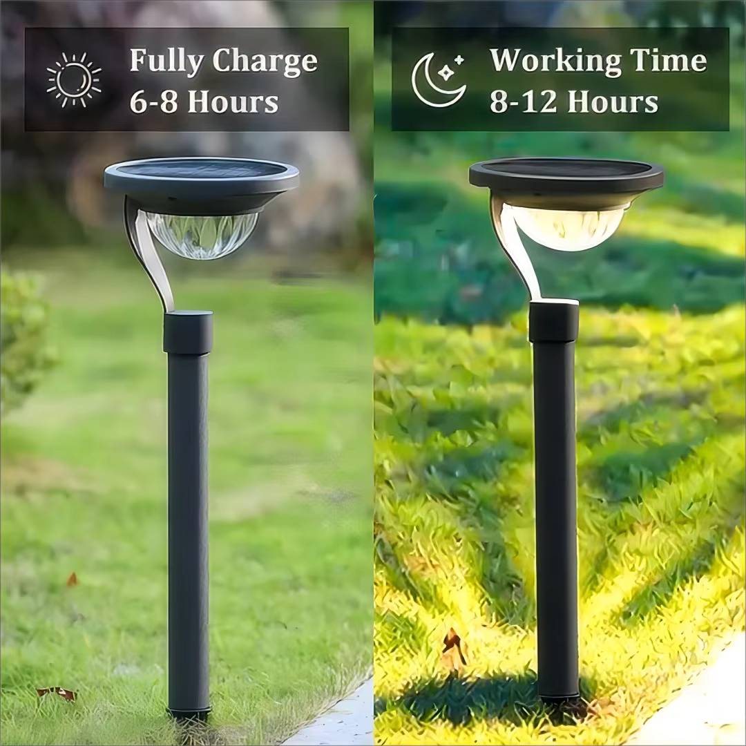 Verthara Waterproof Solar LED Garden Lights – Super Bright Outdoor Solar Lawn Lamp for Energy Saving Illumination Default