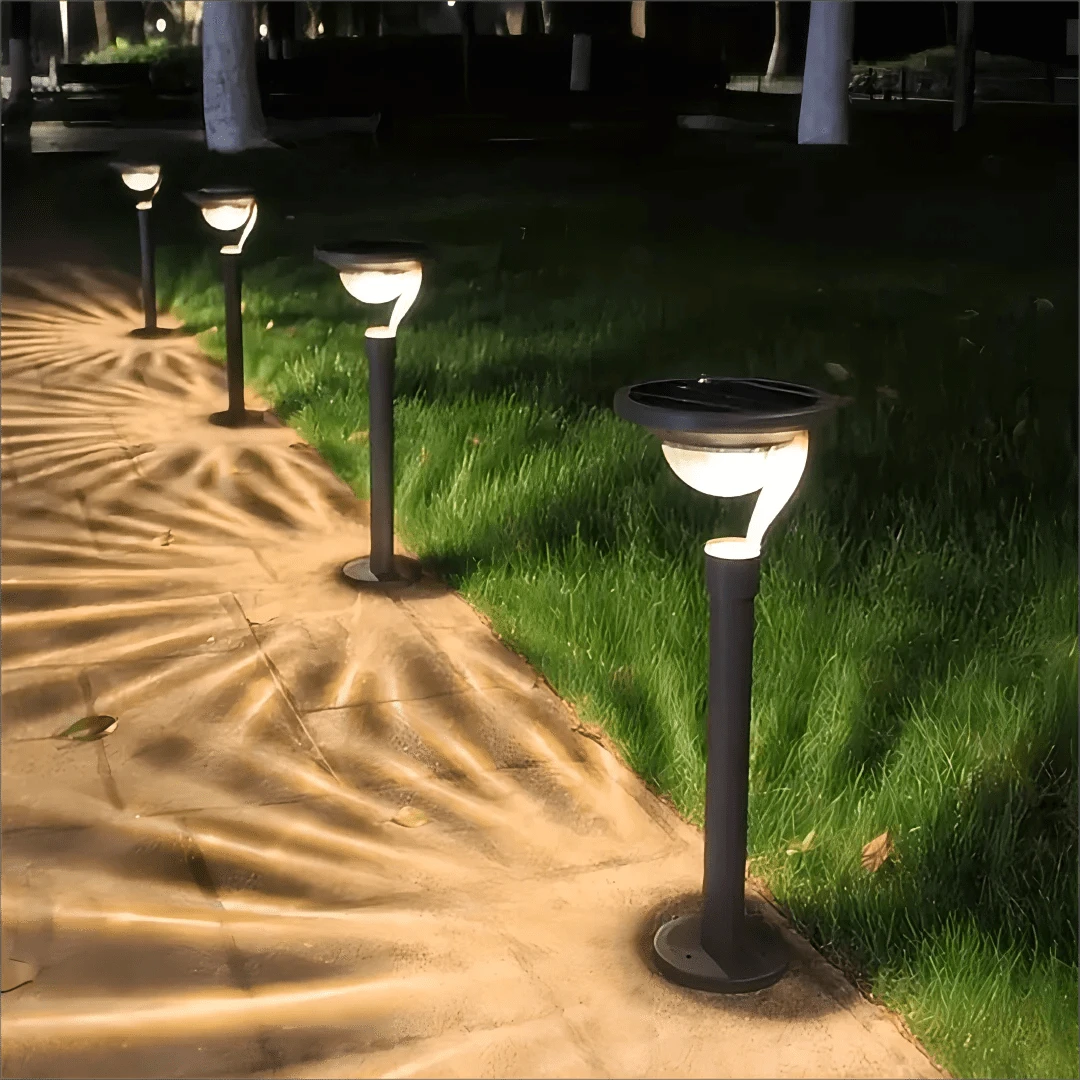 Verthara Waterproof Solar LED Garden Lights – Super Bright Outdoor Solar Lawn Lamp for Energy Saving Illumination Default